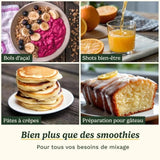 Blender - CUISINART - PBL100E Blast&Go - 120 W - 500 ml - 50 dB - Blanc