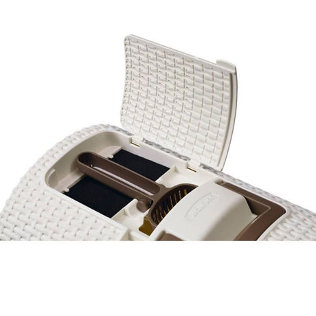 Curver Bac a litiere pour chats 51x38,5x39,5 cm Blanc