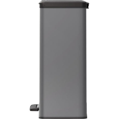 Poubelle a Pédale Rectangle - DECO BIN - 65 L - Anthracite - Curver