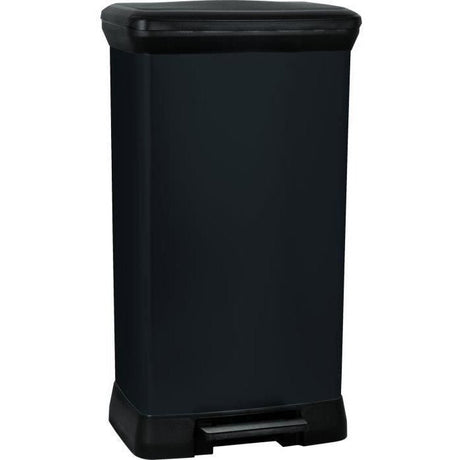 Poubelle a Pédale - 50 L - Noir - Curver