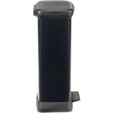Poubelle a Pédale - 50 L - Noir Carbone - Curver