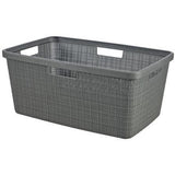 Corbeille a Linge - 46 L -  Jute - Anthracite - Curver