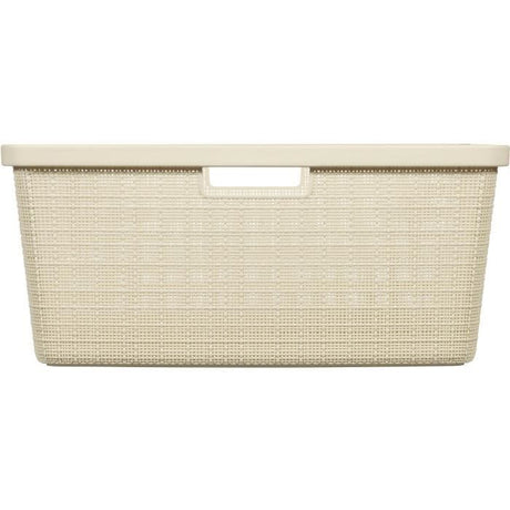 Corbeille a Linge - 46 L - Beige & Jute - Curver
