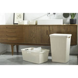 Corbeille a Linge - 46 L - Beige & Jute - Curver
