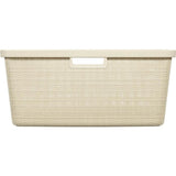 Corbeille a linge - Curver - Jute - 46 L - Beige