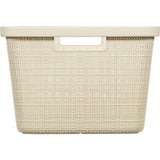 Corbeille a Linge - 46 L - Beige & Jute - Curver