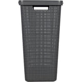 Coffre a Linge - CURVER - Jute 58L - 70% Plastique Recyclé - 34x43x60 cm - Contemporain