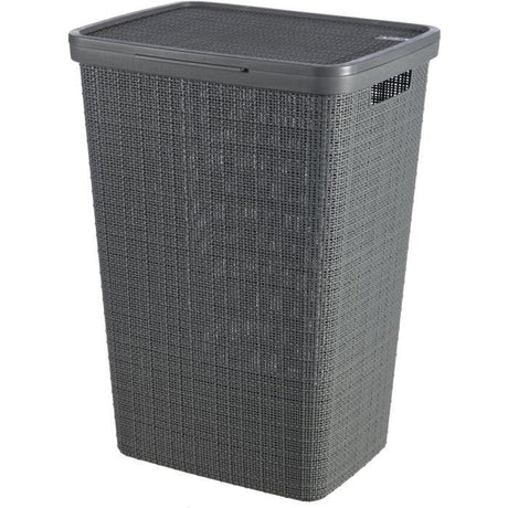 Coffre a Linge - 58 L - Jute - Anthracite - Curver
