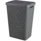 Coffre a Linge - CURVER - Jute 58L - 70% Plastique Recyclé - 34x43x60 cm - Contemporain