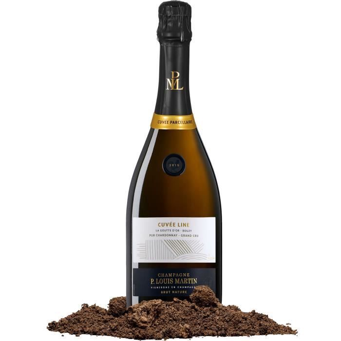 Champagne Paul Louis Martin Cuvée Line millésimé 2019 - Parcelle La Goutte d'or - Bouzy Pur Chardonnay - Grand Cru - 75cl