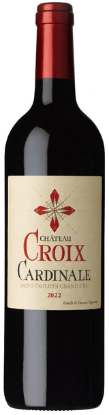 Château Croix Cardinale 2022 Saint-Emilion Grand Cru - Vin rouge de Bordeaux