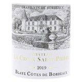 Château La Croix Saint-Pierre 2022 Blaye Côtes de Bordeaux - Vin rouge de Bordeaux