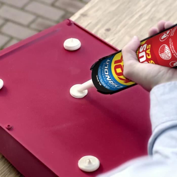 Pistolet d'application - CYANOLIT - Pistolet pro - 310 ml - Compatible cartouches standard - Ergonomique et robuste