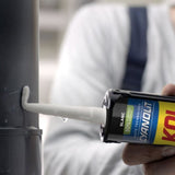 Colle de fixation et d'étanchéité - CYANOLIT - Blanc - Cartouche 290 ml - Polyvalente - Résistant et flexible