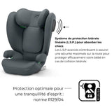 Siege auto Cbx by Cybex Solution B3 i-Fix  3 a 12 ans - 15 a 50 kg - 100 a 150 cm - Gris