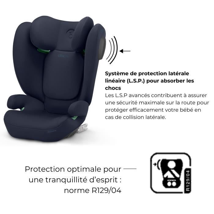 Siege auto Cbx by Cybex Solution B3 i-Fix 3 a 12 ans - 15 a 50 kg - 100 a 150 cm - Bleu