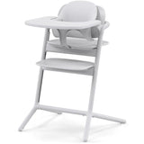 CYBEX - Chaise haute Èvolutive - Pack 3 en 1 -  LEMO 2 - Blanc - RÈglable en hauteur et en profondeur - Set bÈbÈ inclus