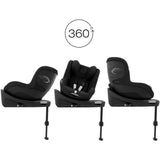 Siege auto Sirona G Cybex Gold - 61 a 105 cm - naissance jusqu'a 19 kg - 3 mois a 4 ans - Moon black