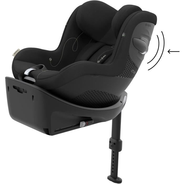 Siege auto Sirona G Cybex Gold - 61 a 105 cm - naissance jusqu'a 19 kg - 3 mois a 4 ans - Moon black