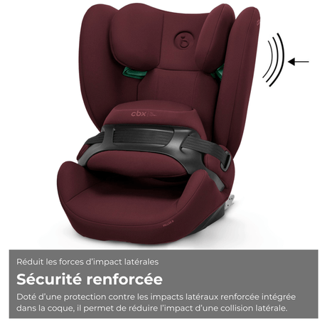 Siege auto Pallas B i-size Cbx by Cybex - 76 a 150 cm - 9 a 50 kg - 15 mois a 12 ans - Rumba Red - Dark Red