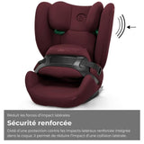 Siege auto Pallas B i-size Cbx by Cybex - 76 a 150 cm - 9 a 50 kg - 15 mois a 12 ans - Rumba Red - Dark Red