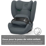 Siege auto Pallas B i-size Cbx by Cybex - 76 a 150 cm - 9 a 50 kg - 15 mois a 12 ans - Cobblestone Grey Dark Grey