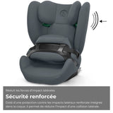 Siege auto Pallas B i-size Cbx by Cybex - 76 a 150 cm - 9 a 50 kg - 15 mois a 12 ans - Cobblestone Grey Dark Grey
