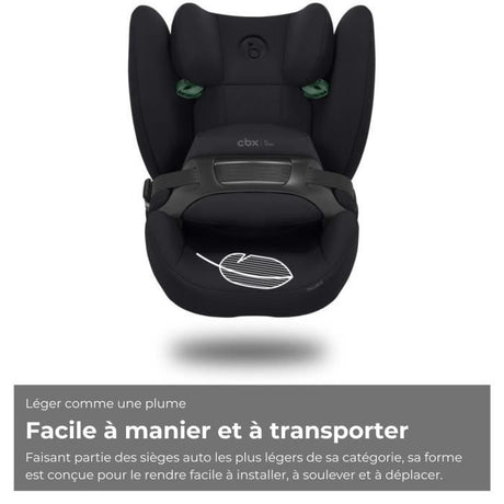 Siege auto Pallas B i-size Cbx by Cybex - 76 a 150 cm - 9 a 50 kg - 15 mois a 12 ans - Pure black