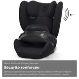 Siege auto Pallas B i-size Cbx by Cybex - 76 a 150 cm - 9 a 50 kg - 15 mois a 12 ans - Pure black
