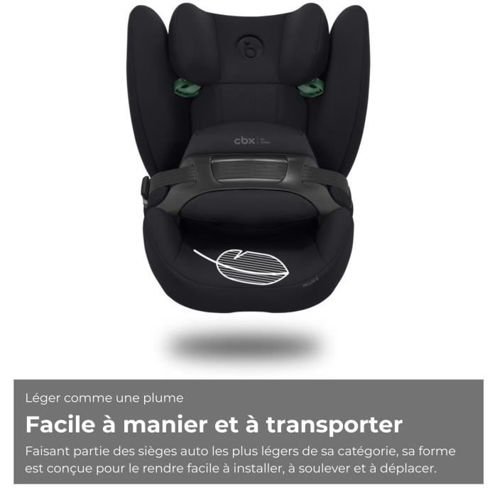 Siege auto Pallas B i-size Cbx by Cybex - 76 a 150 cm - 9 a 50 kg - 15 mois a 12 ans - Pure black