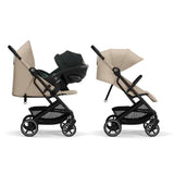 CYBEX - Poussette Beezy BLK - Almond Beige
