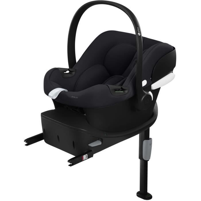 Siege auto CYBEX Aton B2 i-Size + Base One - Groupe 0+ - Isofix - Volcano Black