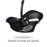 Siege auto Aton B2 i-size Cbx by Cybex - 45 a 87 cm - naissance jusqu'a 13 kg - jusqu'a 2 ans - Base one incluse - Volcano black