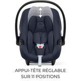Siege auto Aton B2 i-size Cbx by Cybex - 45 a 87 cm - naissance jusqu'a 13 kg - jusqu'a 2 ans - Base one incluse - Bleu