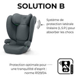 Siege auto Cbx by Cybex Solution B i-Fix 3 a 12 ans - 15 a 50 kg - 100 a 150 cm - Gris