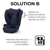 Siege auto Cbx by Cybex Solution B i-Fix 3 a 12 ans - 15 a 50 kg - 100 a 150 cm - Bleu