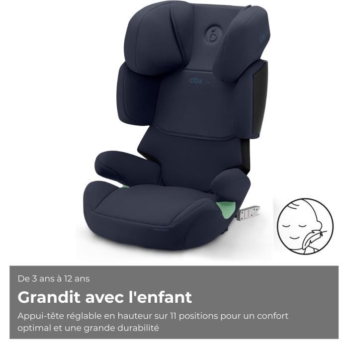 Siege auto Cbx by Cybex Solution X i-Fix 3 a 12 ans - 15 a 50 kg - 100 a 150 cm - Bleu