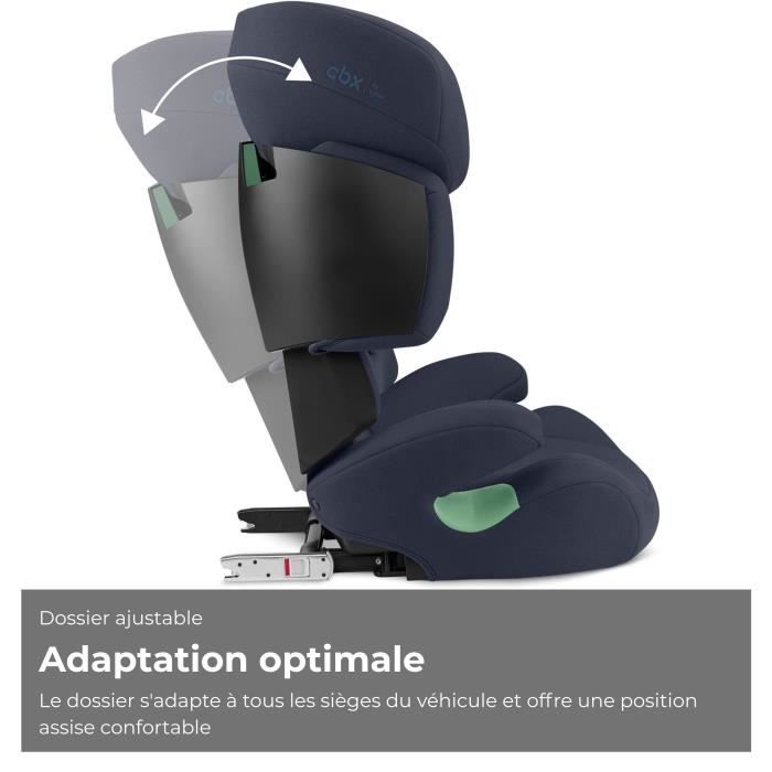 Siege auto Cbx by Cybex Solution X i-Fix 3 a 12 ans - 15 a 50 kg - 100 a 150 cm - Bleu