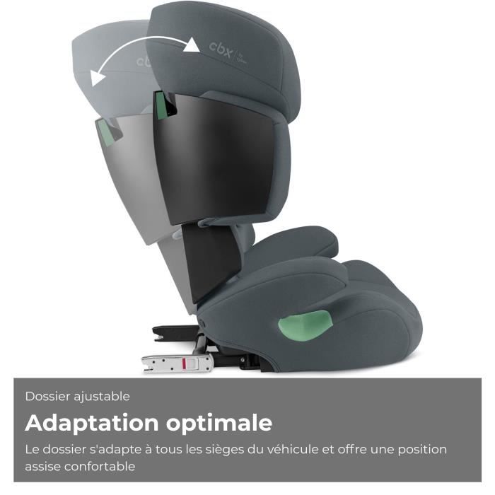 Siege auto Cbx by Cybex Solution X i-Fix 3 a 12 ans - 15 a 50 kg - 100 a 150 cm - Gris