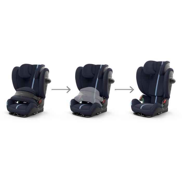 Siege auto Pallas G2 Cybex Gold 76 a 150 cm - 9 a 50 kg - 15 mois a 12 ans - Ocean Blue Navy Blue (Plus)