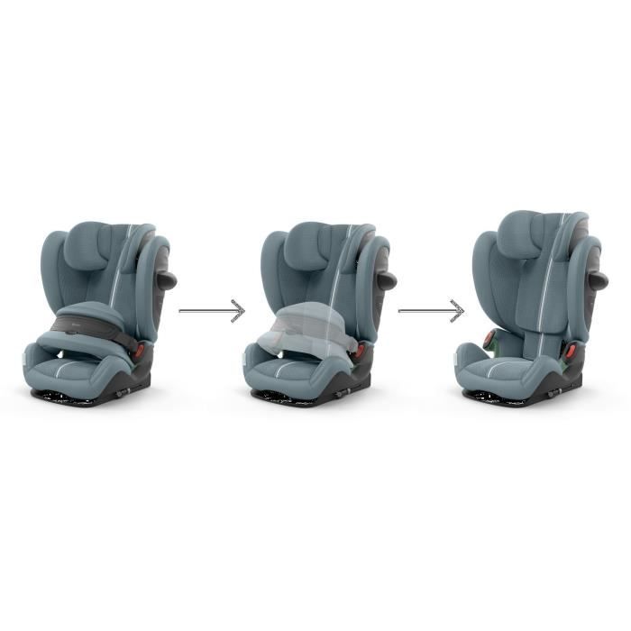 Siege auto Pallas G2 Cybex Gold 76 a 150 cm - 9 a 50 kg - 15 mois a 12 ans - Stormy blue Light blue (Plus)