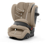 Siege auto Pallas G2 Cybex Gold 76 a 150 cm - 9 a 50 kg - 15 mois a 12 ans - Almond beige (Plus)