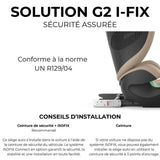 Siege auto Cybex Gold Solution G2 I-FIX 3 a 12 ans - 15 a 50 kg - 100 a 150 cm Fog Grey | light grey