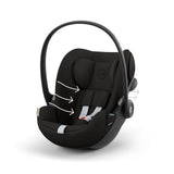 Siege auto i-size Cloud G Cybex Gold - 40 a 87 cm - naissance jusqu'a 13 kg - jusqu'a 2 ans - Magic Black