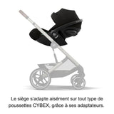 Siege auto i-size Cloud G Cybex Gold - 40 a 87 cm - naissance jusqu'a 13 kg - jusqu'a 2 ans - Moon Black (Plus)