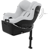 Siege auto Sirona G Cybex Gold - 61 a 105 cm - naissance jusqu'a 19 kg - 3 mois a 4 ans - Fog Grey