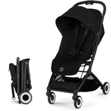 CYBEX - Poussette ultra compacte et confortable - ORFEO - 4 roues - Magic Black