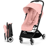 CYBEX - Poussette ultra compacte et confortable - ORFEO - 4 roues - Candy Pink