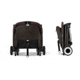 CYBEX - Poussette ultra compacte et confortable - ORFEO - 4 roues - Chocolate Brown