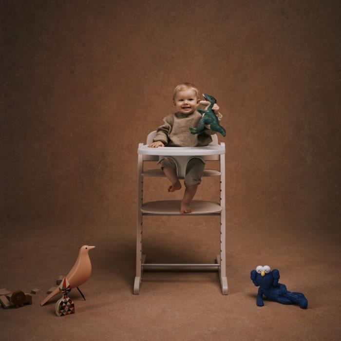 Chaise haute évolutive - CYBEX - IRIS 3-en-1 - Bois - Baby set & plateau inclus - Stunning Black